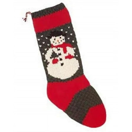 Candide Wool Yarn Christmas Stocking Knitting Kit (603 - Snowman)