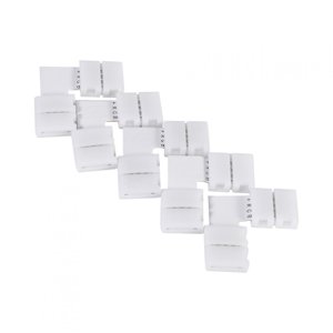 LED Strip Connector, Plug And Play L Shape 4Pin LED Strip Connector, Lighting Accessories For RGB 5050 LED Strip Lights Lighting Sensor LED Strip