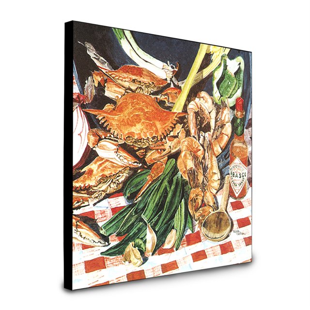 "Caroline's Treasures Crab Boil Artwork Panel decoración de pared, multicolor" Caroline's Treasures 8537UP88