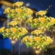 thumbnail image 4 of Matsuzay Linternas de clavel mejoradas con energía solar, 35 bombillas de luz cálida durante 10-12 horas respetuosas con el medio ambiente Jardín y Patio amarillo, 4 of 6