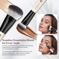 thumbnail image 3 of Juego de brochas de maquillaje HEYMKGO de 4 piezas con doble punta para uso en viajes, 3 of 7