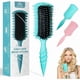 thumbnail image 1 of wonima11 Curly Hair Brush, 5-in-1 Detangling & Curl Defining Brush for Curly Hair Wet or Dry, Shaping & Styling Brushes with Less Pulling for Women & Men (Teal), 1 of 1