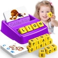 thumbnail image 1 of Juegos educativos para niños de 3 a 8 años Juego de letras a juego para niños Juguetes para niños de 3 a 8 años Regalos de cumpleaños para niñas de 3 a 8 años Niñas Niños Preescolar Jardín de infantes, 1 of 5