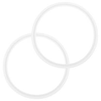 Uxcell 2-Pack Silicone O-Rings Gasket 4.1 in/104mm O-Rings Seal Gasket Fits for OD 4.7 in/119mm Sanitary Pipe Weld Ferrule White