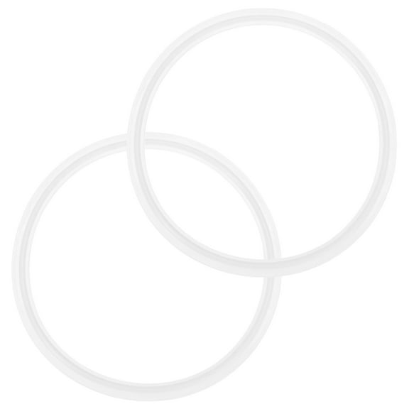 Uxcell 2-Pack Silicone O-Rings Gasket 4.1 in/104mm O-Rings Seal Gasket Fits for OD 4.7 in/119mm Sanitary Pipe Weld Ferrule White