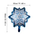 thumbnail image 1 of Balloons Birthday Decor Ornament Thicken Surface Home Decors Snowflake Shape Colorful Birthday Balloon 18 Inch Party Fitting Snow Flake, 1 of 7