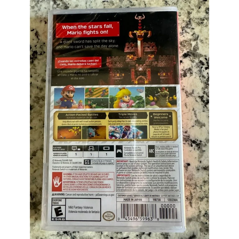 Super Mario RPG Nintendo Switch Brand New Factory Sealed