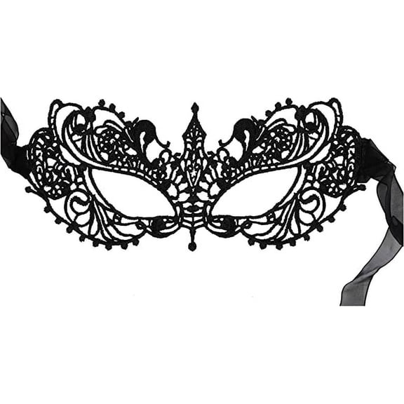 Luxury Mask Womens Stunning Masquerade Lace Mask Lace Headpiece for Adult Disguise for Costume Party, Cosplay & More