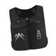 thumbnail image 5 of Chaleco de hidratación, mochila para correr, mochila para correr, bolsa para deportes al aire libre con cremallera Negro, 5 of 9