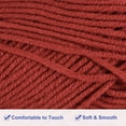 thumbnail image 3 of 300g - 6Pack of 50g Acrylic Yarn Skeins Soft Crochet Yarns for Knitting Light Carmine, 3 of 6