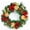 Red Berries, variant on Rupoun 12-inch Artificial Christmas Advent Wreath with Candle Holder Ring, Holiday Centerpiece Decor for Home Table Mantel Church, 30 cm Festive Seasonal Decoration - Red Berries