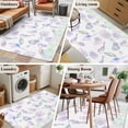 thumbnail image 6 of Area Rug 48×72in, Ocean Seahorse Conch Shell Floor Carpet Living Room Rug, Underwater World Mermaid Scale Gradient Non-Slip Welcome Mat Indoor Rugs for Bedroom Dining Room, 6 of 9