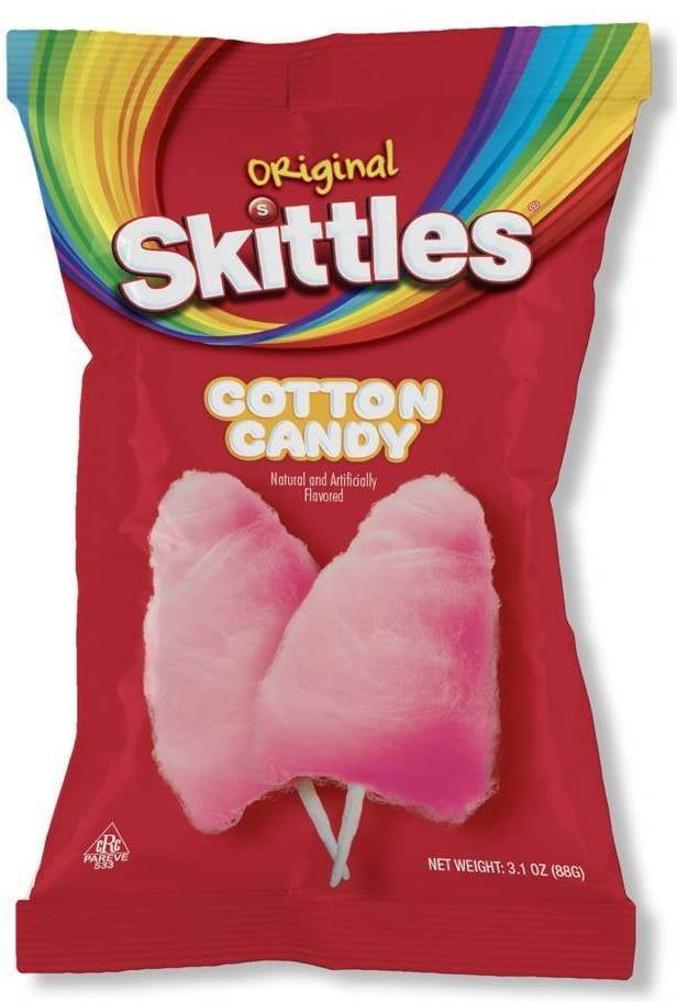 Skittles and Starburst Cotton Candy, Variety Pack, 3.1 oz, 8 ct