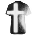thumbnail image 5 of YDLCAFD T-Shirt Femme Printemps Été Imprimé Manches Courtes Col Rond T-Shirt Haut, 5 of 5