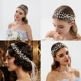 thumbnail image 6 of Miallo Gold Leaf Bridal Hair Vine - Pearl Wedding Headpiece for Bride & Bridesmaids - Flexible Floral Hair Accessories for Women, 6 of 8