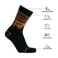 thumbnail image 6 of POLAR HEAT NANUUQ MEN LIGHT HEAT SOCKS NAVY/RED COMBO 3PK, 6 of 8
