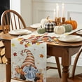 thumbnail image 3 of Thanksgiving Gnome Table Runner, Autumn Thanksgiving Kitchen Dining Table Decoration for Home Party Decor 13x90 Inches, 3 of 9
