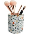 thumbnail image 7 of Ceramic Pen Holder Stand Cup Pencil Organizer Makeup Brush Holders for Home Office Desk Colorful Terrazzo Marble, 7 of 7