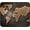 Map  Pattern 3, variant on World Map Mouse pads Gaming Mouse Pad 9.84x7.87 inches