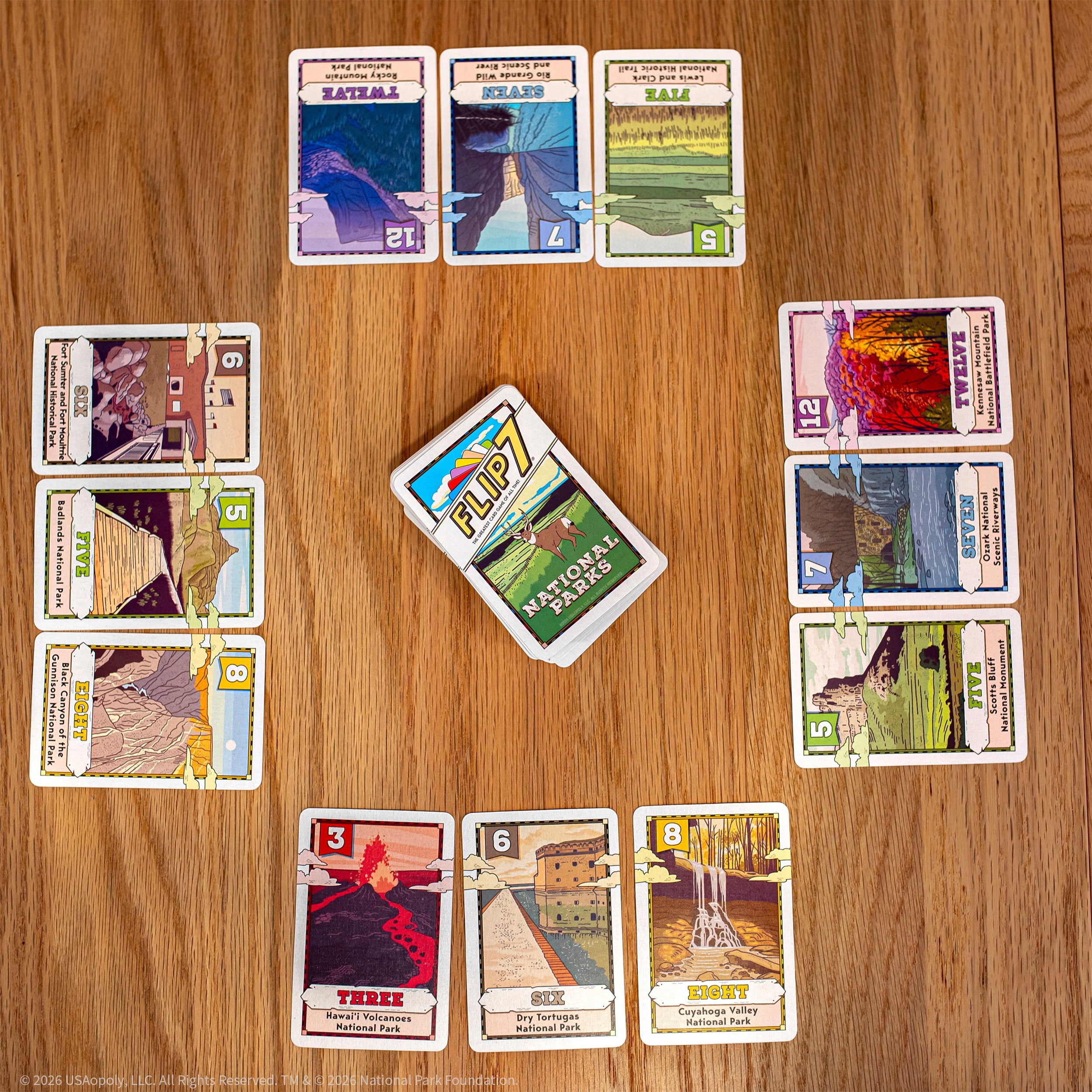 Flip 7®: National Parks Card Game, by The Op Games