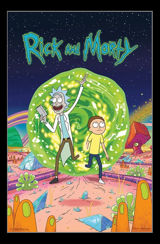 Rick And Morty Cover Laminated Poster Print (22 x 34)