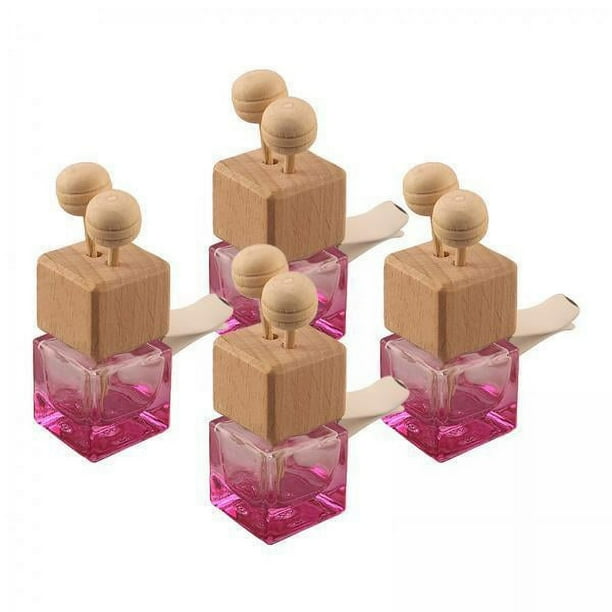 2x Botella de Perfume de 4 Piezas con Clip, Difusor de Olores, Ambientador de Aire para Coche, , Perfume, Aromaterapia para Coche, Botellas 2 piezas