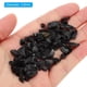 thumbnail image 2 of Grava Decorativa de Vidrio Uxcell 450g/1lb 3-6mm Piedra de Arena Roca Irregular Vidrio Roto Triturado, Negro, 2 of 4