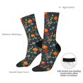 thumbnail image 2 of Yiaed Autumn with Pumpkins Print Great elasticity Crew Socks Sports socks for Men and Women, 2 of 5