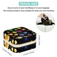 thumbnail image 5 of Dog Paw Print Travel Portable Square Jewelry Organizer: Necklace Holder, Bracelet Holder, and More for Stylish Girls and Women, 5 of 6