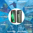 thumbnail image 4 of Allytech iPhone 15 Pro Max Waterproof Case, With Build in Screen Protector IP68 Waterproof Slim Fit Full Body Protective Wireless Charging Anti-Scratch Dustproof Phone Case for Apple iPhone 15 Pro Max, 4 of 10