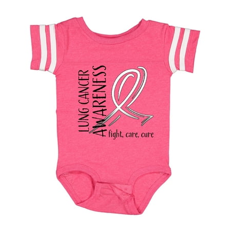 

Inktastic Lung Cancer Awareness- Fight Care Cure Gift Baby Boy or Baby Girl Bodysuit