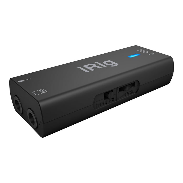DTM・DAW iRig HD 2 IRIG HD 2 iK Multimedia Guitar Interface for iOS - Walmart.com