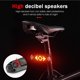 thumbnail image 5 of Luz trasera de bicicleta con señal de giro, luces LED de control remoto inalámbrico, luz trasera de bicicleta recargable impermeable, luces de seguridad con bocina de tweeter se adapta a cualquier bic, 5 of 5