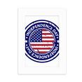 thumbnail image 1 of USA Independence Day Flag Postmark Desktop Photo Frame Picture Display Decoration Art Painting, 1 of 3