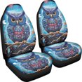 thumbnail image 3 of XYZCANDO Owl Car Seat Covers for Woman Easy Clean Front Seat Cover Interior Accessories All Seasons, for Truck Sedan SUV, 3 of 10