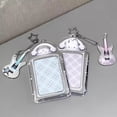 thumbnail image 2 of Photocard Holder, Clear PC Holder with Guitar Photocard Keychain, Cute Cat Rabbit Photocards Holder for Bus Card Photo Protector, 2 of 7