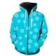 thumbnail image 1 of Sudadera con capucha y cremallera para hombre, con estampado de copos de nieve de invierno, 3D, divertida, informal, con capucha, estilo hip hop, primavera, 1 of 6