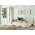 thumbnail image 4 of Hillsdale Staci Traditional Arched Wood Full Daybed with Trundle, Classic White, 4 of 8