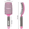 thumbnail image 5 of Cepillo de cerdas de jabalí: el mejor para desenredar el cabello grueso. Con ventilación para un secado más rápido. Cerdas de jabalí para distribuir la grasa del cabello (morado). -3385214774624 Morad, 5 of 5