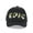Black, variant on Boys Flat Bill Snap Back Hat with Embroidered Fish Motif, One Size Fits Most