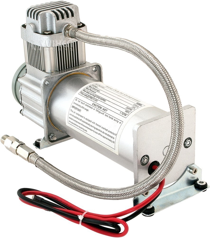 Vixen Horns Train Horn Kit for Trucks/Car/Semi. Complete Onboard System- 200psi Air Compressor, 5 Gallon Tank, 2 Trumpets. Super Loud dB. Fits Vehicles like Pickup/Jeep/RV/SUV 12v VXO8350/12642