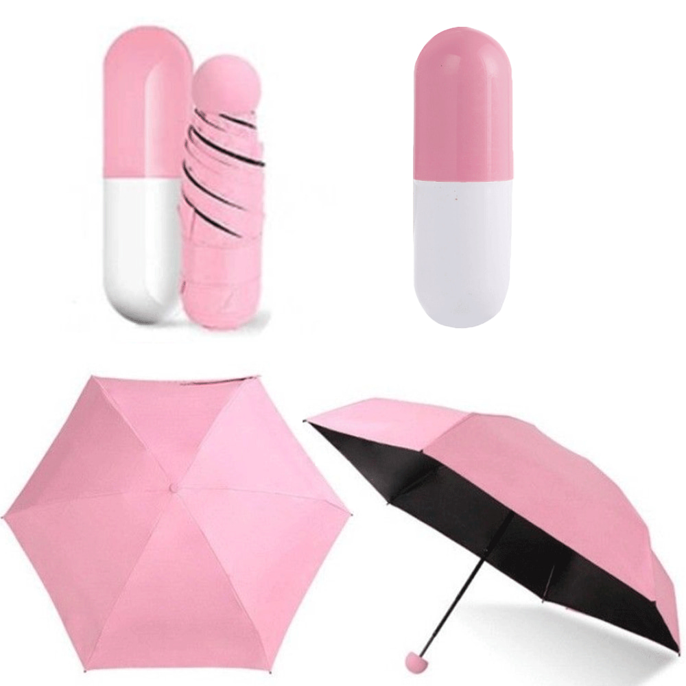 XGao Super Mini Umbrella Travel Sun&Rain Ultra Lightweight Folding Compact Parasol with UV Protection Windproof Put in Backpack Purse Suitcase for Men Women Friends Colleagues Kids Students 