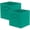 Forest Green, variant on YOYTOO 2 Pack Foldable Cube Storage Bins, 11" Collapsible Fabric Cube Organizer Baskets Bins, Black
