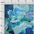 thumbnail image 2 of oneOone Cotton Cambric Blue Fabric Florals Fabric For Sewing Printed Craft Fabric By The Yard 56 Inch Wide, 2 of 5