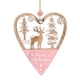thumbnail image 2 of Jarrón Transparente para Colgar En La Pared, Decoración Navideña, Colgante de Muñeco de Nieve, Pintado En Tinta Rosa, Regalos para Hombres, Relleno de Regalos, Decoración Navideña, Colgante Familiar, 2 of 7