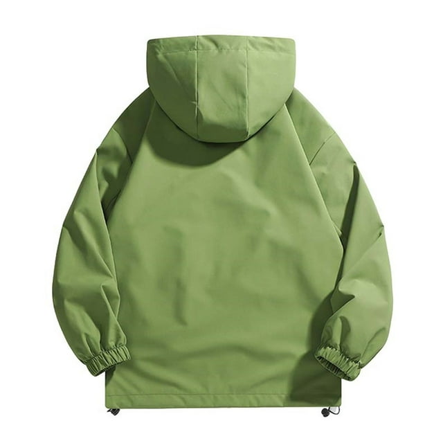 OJinShaWanO Plus Size Leather Jacket Spring and Autumn Outerwear Unisex Men's Jacket Men's Functional Workwear