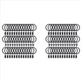 thumbnail image 1 of 80 Anillos de Cortina de Metal de Acero Inoxidable Mate para Cortinas una Prueba de Herrumbre con Clips, Anillos para Cortinas (Diámetro Interior de 1,5 Pulgadas), 1 of 5
