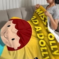 thumbnail image 3 of La Señorita Polly Tenía un Muñeco anti-pilling, suave, ligera, esponjosa y acogedora de lujo para hogar y cocina – Perfecta para niños y adultos,120X80cm, 3 of 6
