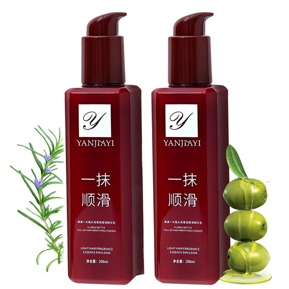 1/2 Pcs YANJIAYI Revitalisant Sans Rinçage Lissant pour Cheveux un Soin Magique pour les Cheveux Nouveau.