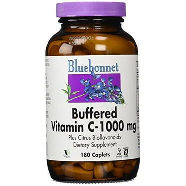Bluebonnet Buffered Vitamin C-1000 Mg, 180 Ct